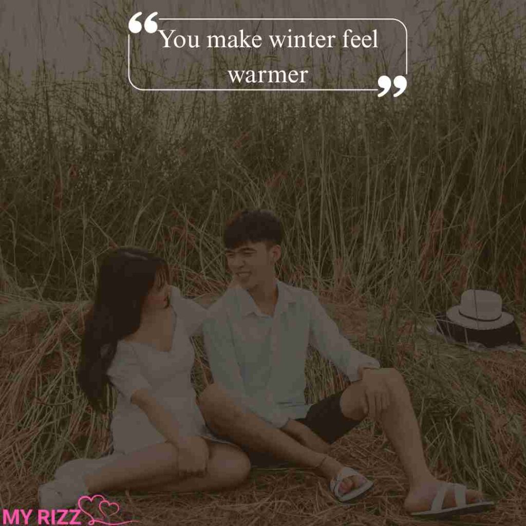 christmas rizz lines