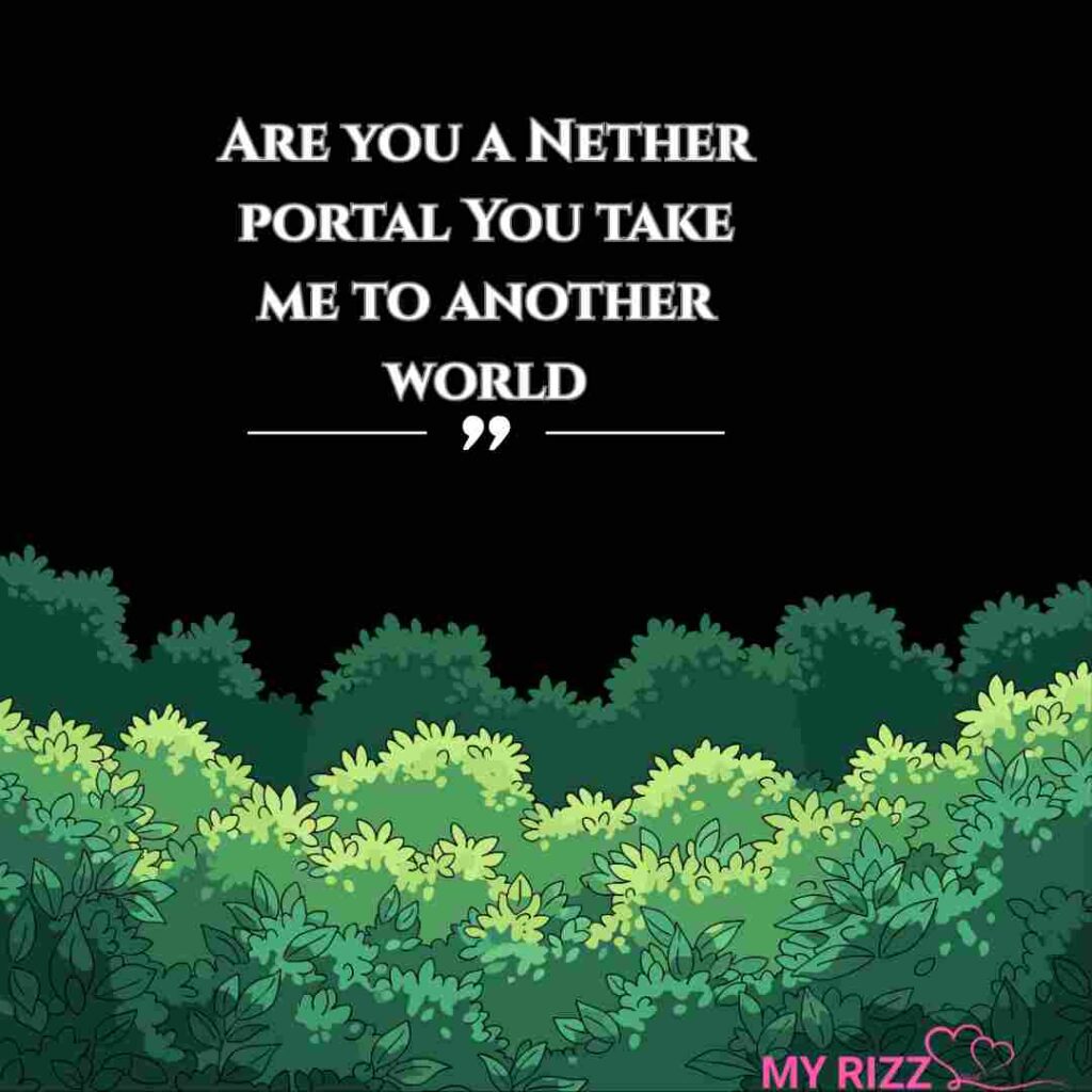 Minecraft Pick Up Lines