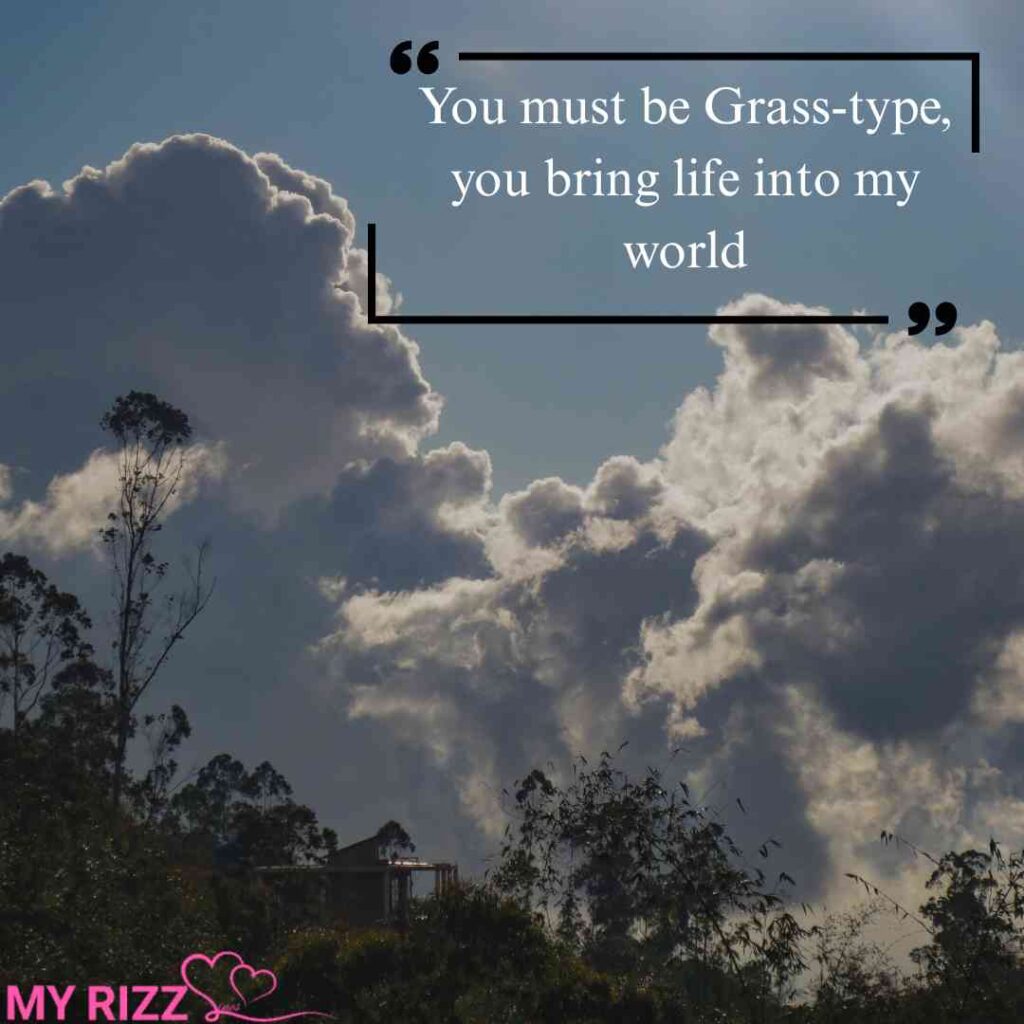 Pokémon Pick Up Lines