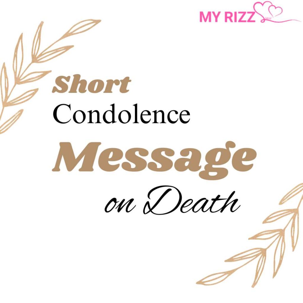 Condolence Message on Death