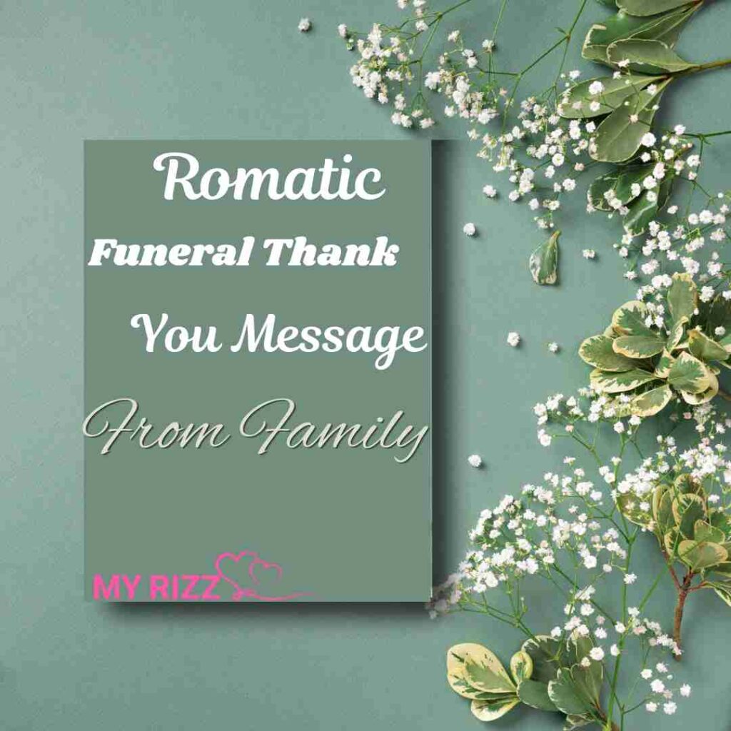 Funeral Thank You Message From Family