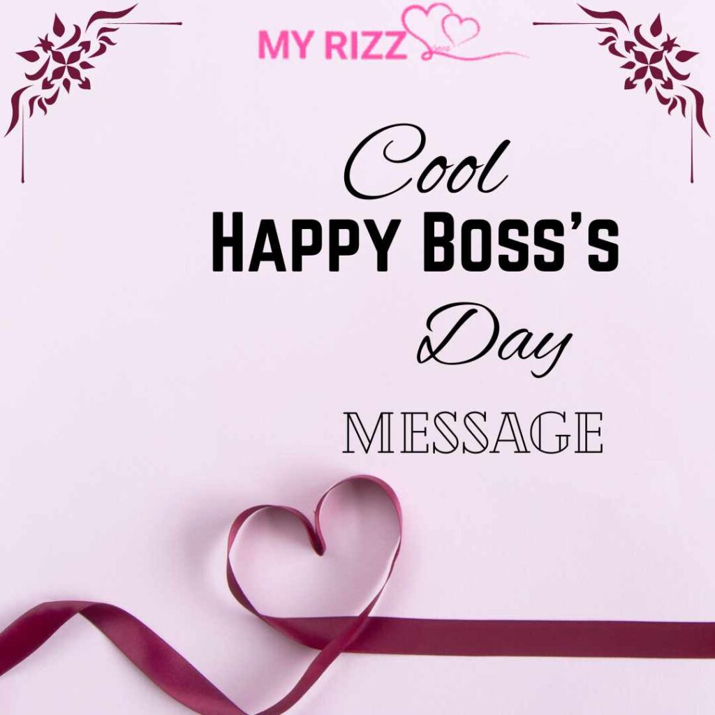 Happy Boss’s Day Message