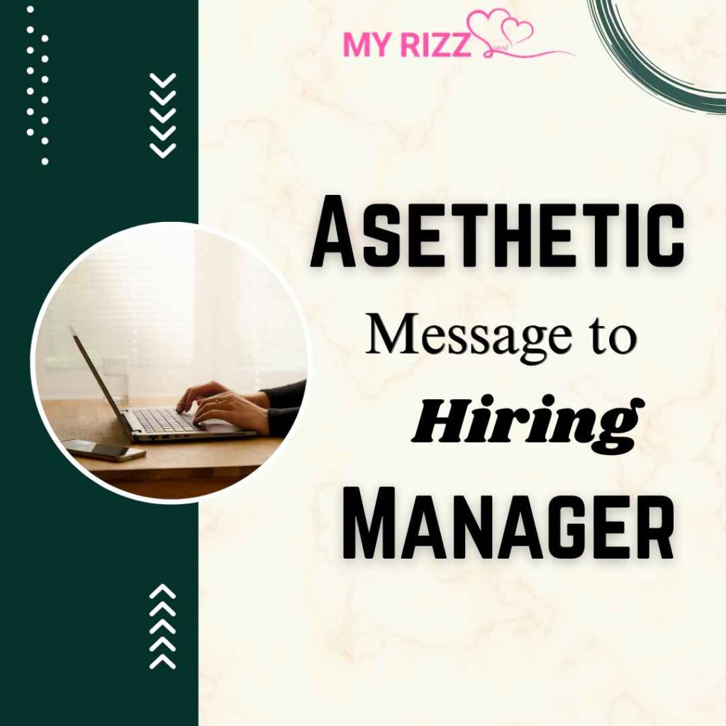 Message to Hiring Manager