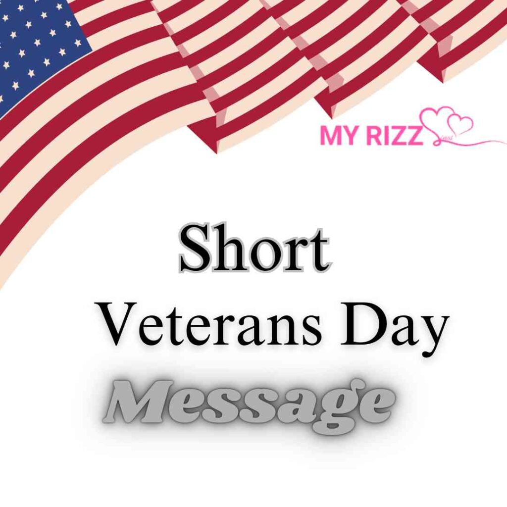 Veterans Day Message