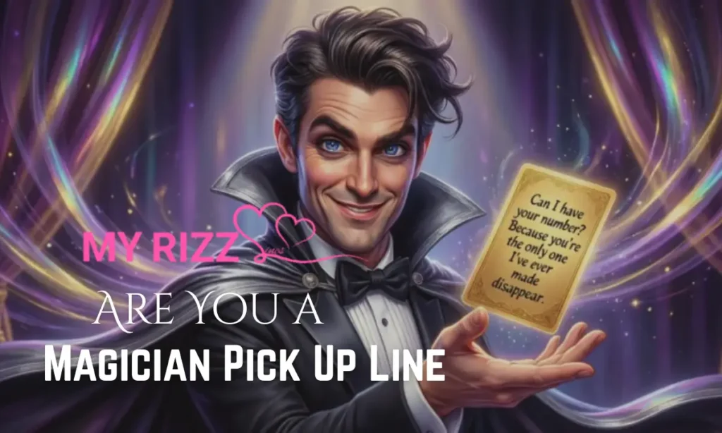 Are You a Magician Pick Up Line