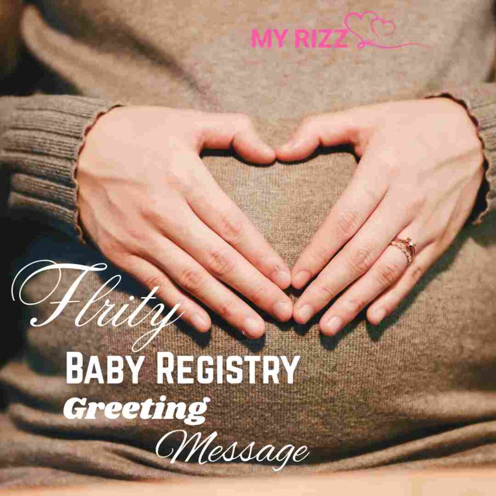 Baby Registry Greeting Message