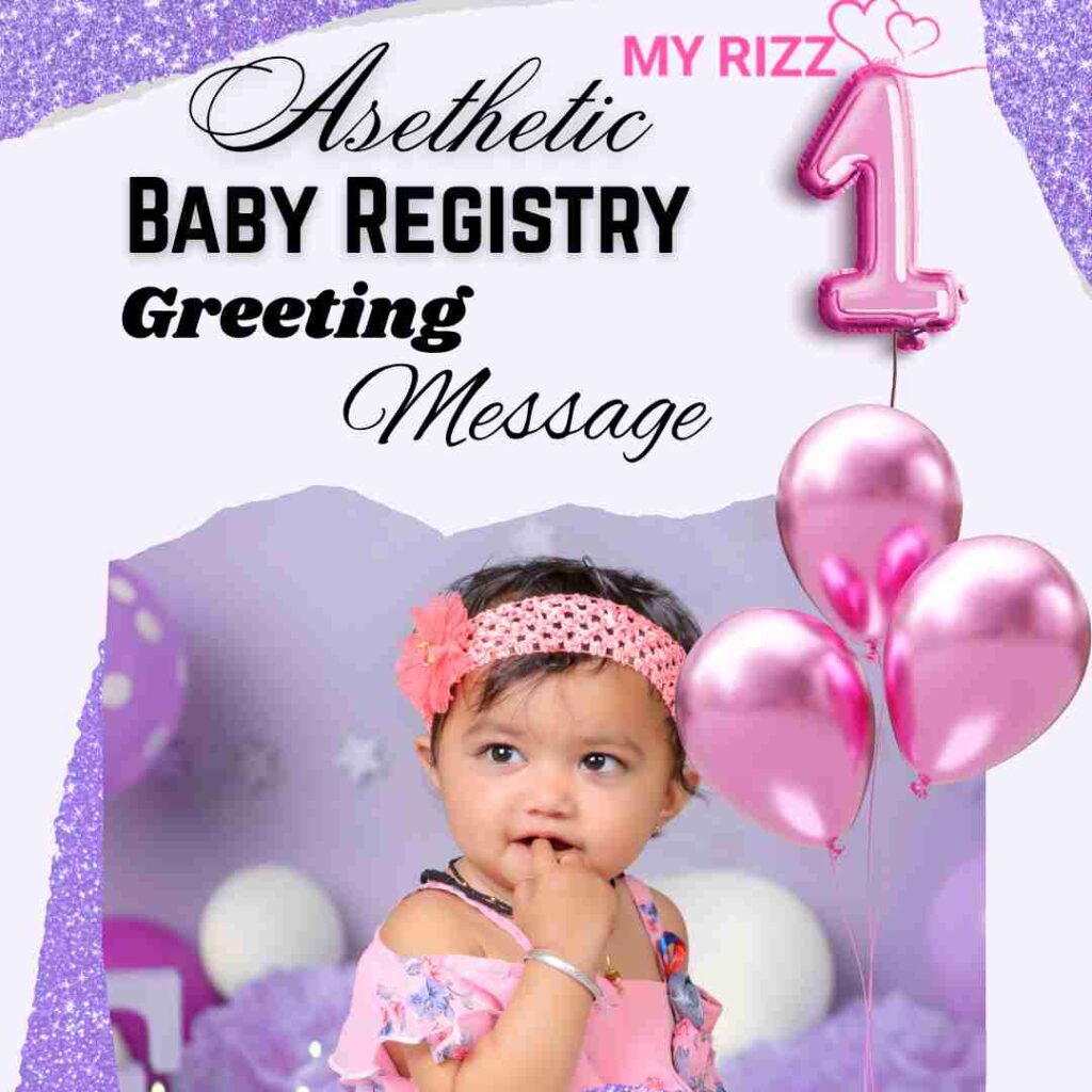 Baby Registry Greeting Message