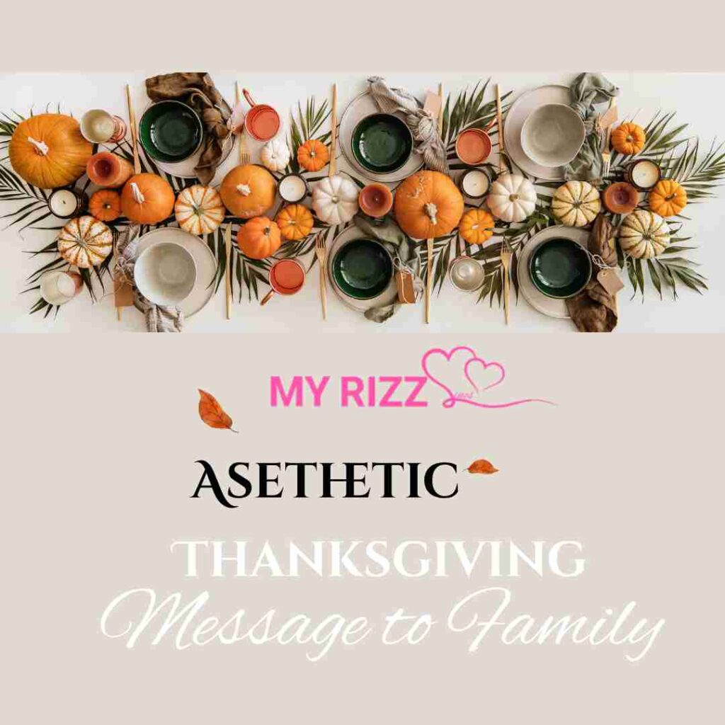 Thanksgiving Message to Family