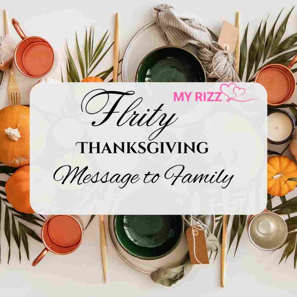 Thanksgiving Message to Family